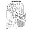 Whirlpool GY395LXGQ0 oven chassis diagram