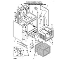 Whirlpool GY396LXGQ1 oven chassis diagram
