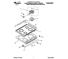 Whirlpool GY395LXGB1 cooktop diagram