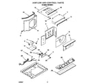 Whirlpool ACM102XH1 air flow and control diagram