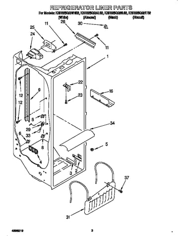 Refrigerator liner