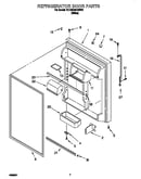 Refrigerator door