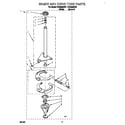 Roper RAB5232EQ1 brake and drive tube diagram