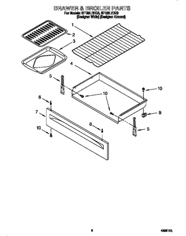 Drawer and broiler
