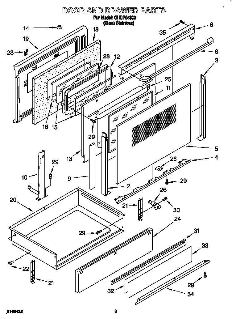 Door and drawer