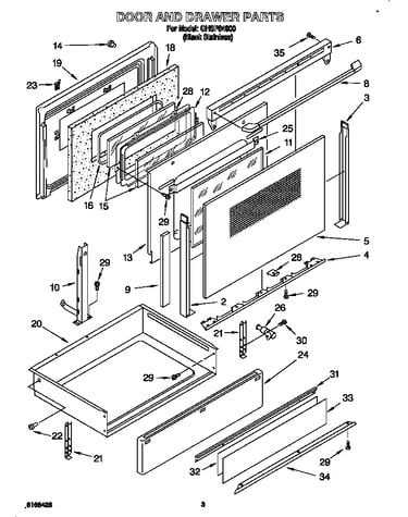 Door and drawer