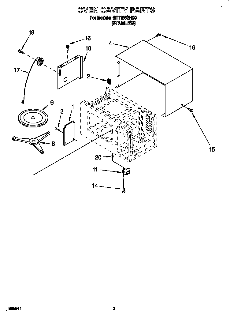 OVEN CAVITY