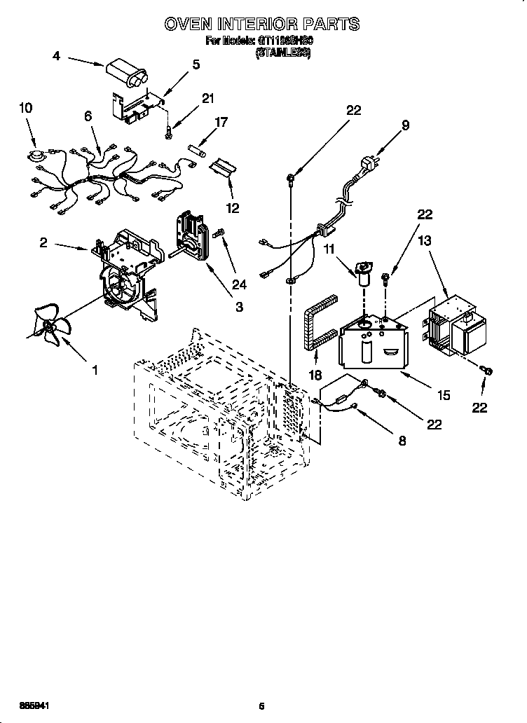 Oven interior