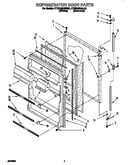 Refrigerator door
