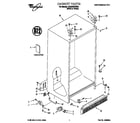 Whirlpool GD22DKXFW01 cabinet diagram