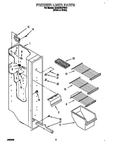 Freezer liner