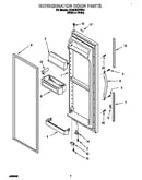 Refrigerator door