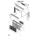 Whirlpool ACE114XH0 cabinet diagram