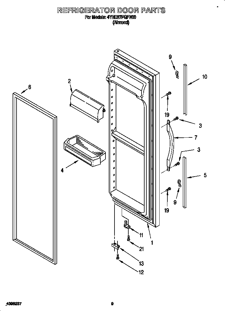 REFRIGERATOR DOOR