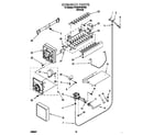 Whirlpool 4YED27PQFN00 icemaker diagram