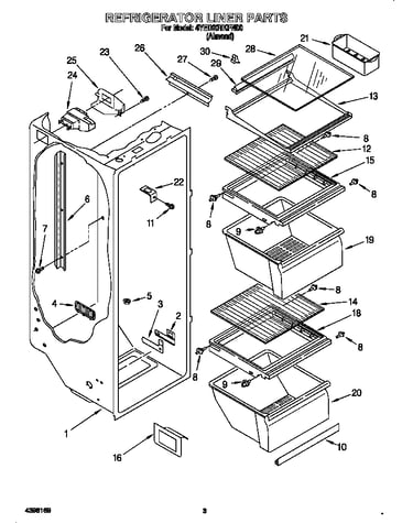 Refrigerator liner