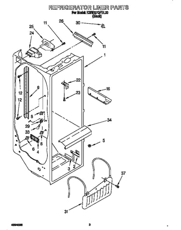 Refrigerator liner