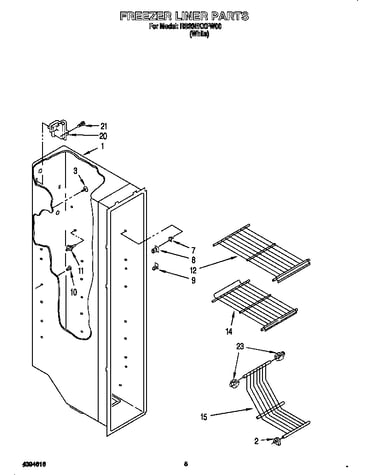 Freezer liner