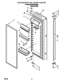 Refrigerator door