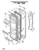 Refrigerator door