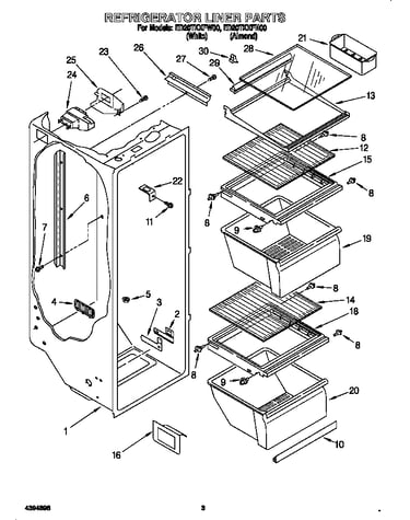 Refrigerator liner