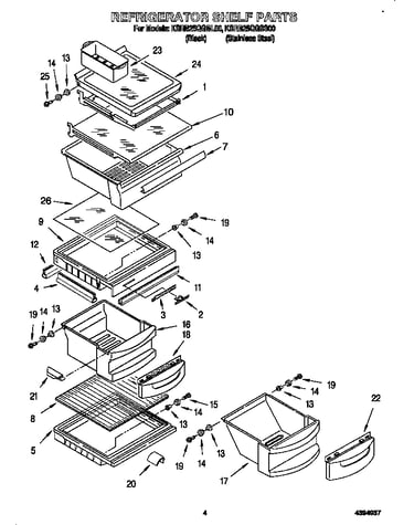 Refrigerator shelf