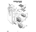 KitchenAid KSRB27QGBL00 freezer liner diagram