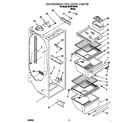 Whirlpool 3XART700F00 refrigerator liner diagram