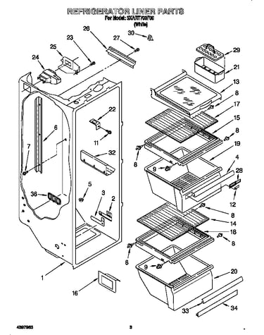 Refrigerator liner