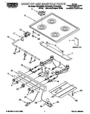 Cooktop and manifold