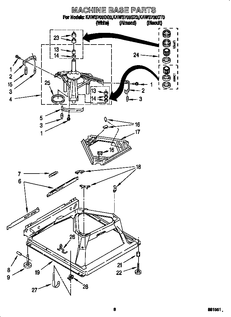 Machine base
