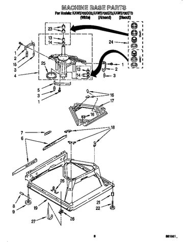 Machine base