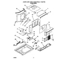 Whirlpool RE81F0 air flow and control diagram