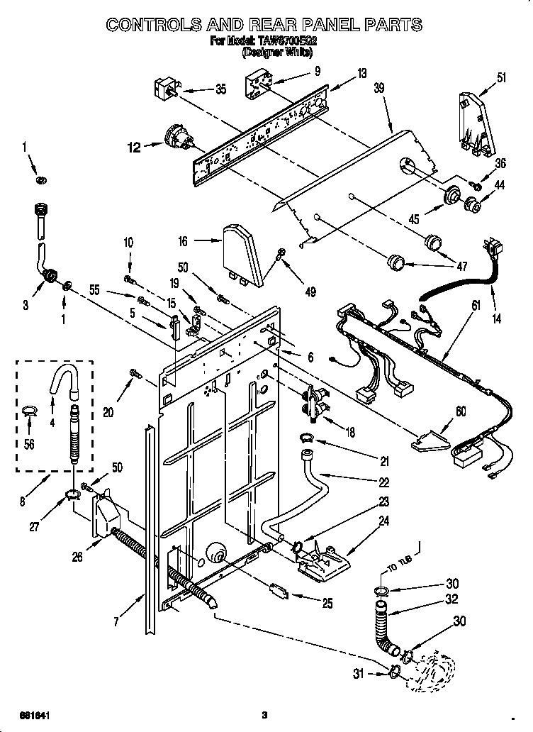 Controls and rear panel