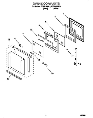 Oven door