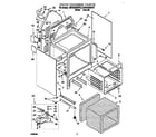 KitchenAid KERC506HWH0 oven chassis diagram