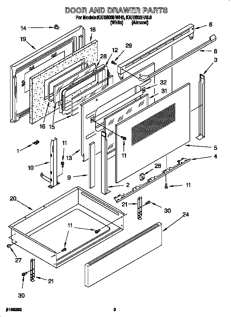 Door and drawer