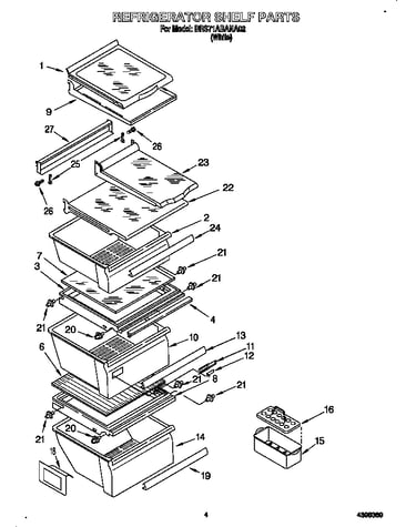 Refrigerator shelf