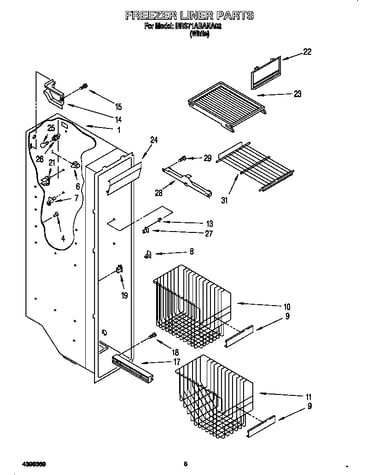 Freezer liner