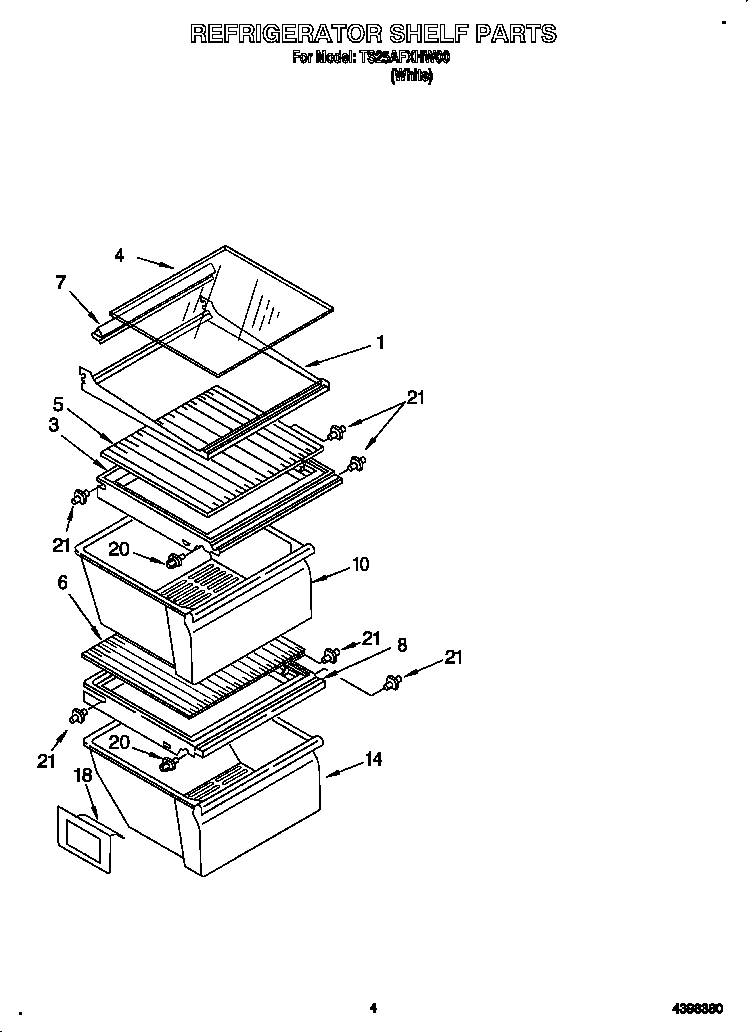 Refrigerator shelf