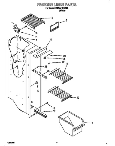 Freezer liner