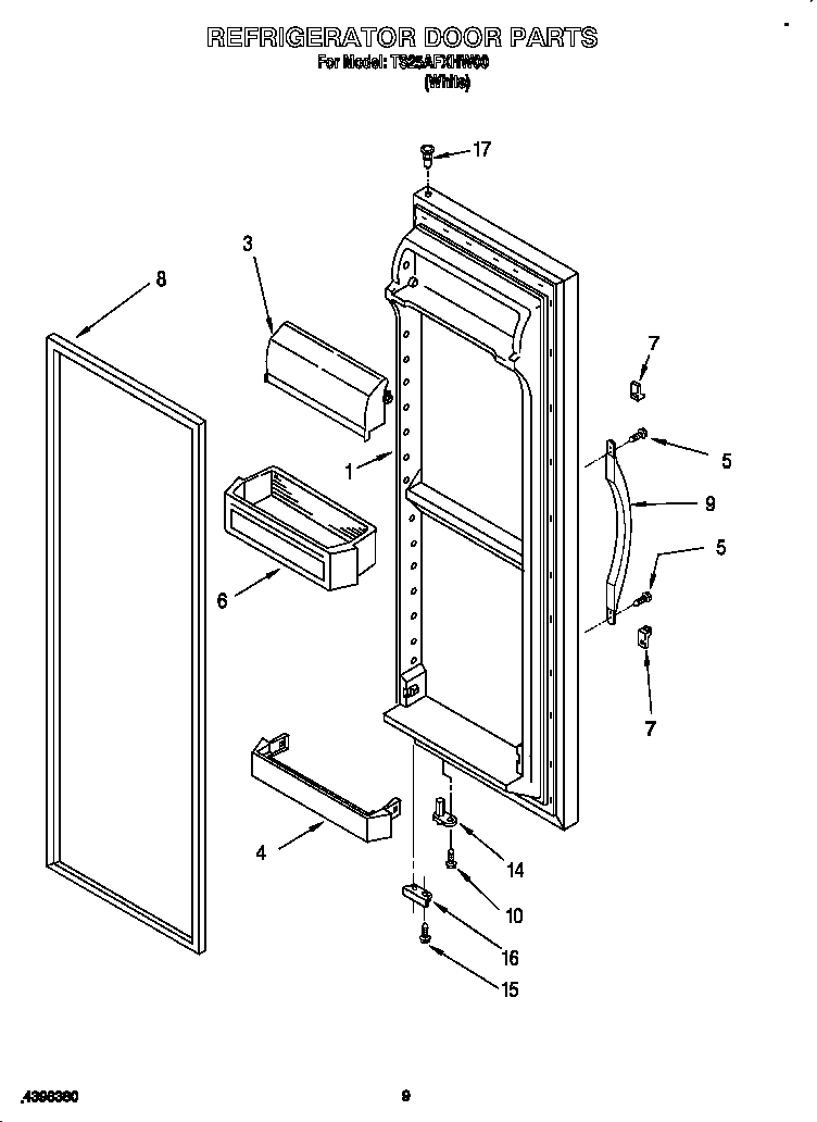 Refrigerator door
