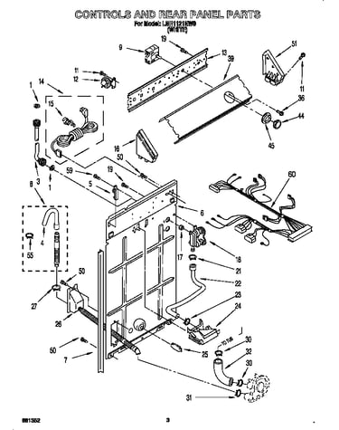 Controls and rear panel