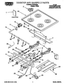 Cooktop and manifold