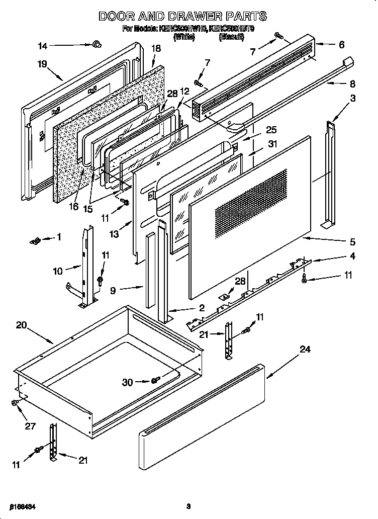 Door and drawer