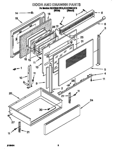 Door and drawer