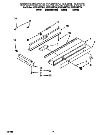 Refrigerator control panel