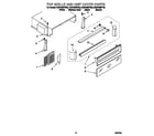 KitchenAid KSSP36MFS05 top grille and unit cover diagram