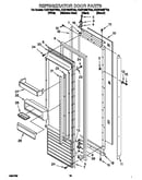 Refrigerator door