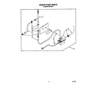 Whirlpool EC5100XT1 drain pump diagram